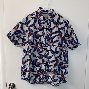 Denim & Supply Ralph Lauren Tropical Short Sleeve Button Up Shirt